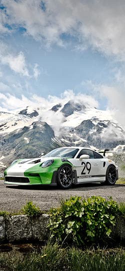 保时捷 911 gt3 rs tribute to jo siffert 高清手机竖屏壁纸