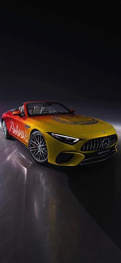 奔驰 AMG SL 63 4matic palace skateboards art car 高清手机竖屏壁纸