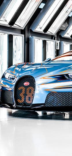 布加迪 Chiron super sport vague de lumiere 高清手机竖屏壁纸