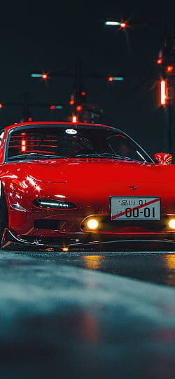 马自达 RX7  高清手机竖屏壁纸