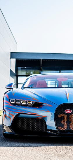 布加迪 Chiron super sport vague de lumiere 高清手机竖屏壁纸