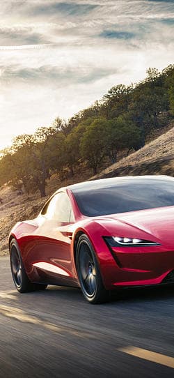 特斯拉 Roadster  高清手机竖屏壁纸