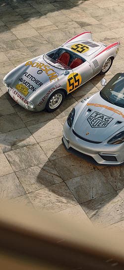 保时捷 718 Spyder RS Panamericana Special 高清手机竖屏壁纸