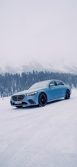 奔驰 S级 450d 4matic lang amg line manufaktur 高清手机竖屏壁纸