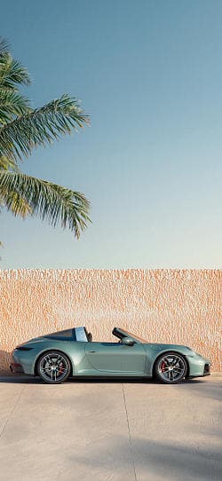 保时捷 911 Targa 4S 高清手机竖屏壁纸