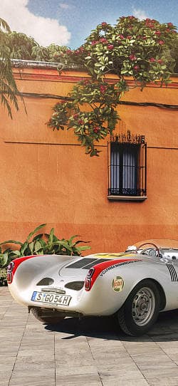 保时捷 718 Spyder RS Panamericana Special 高清手机竖屏壁纸