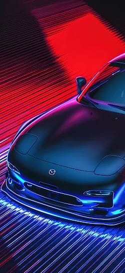 马自达 RX7  高清手机竖屏壁纸