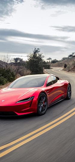 特斯拉 Roadster  高清手机竖屏壁纸