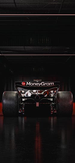 F1 哈斯 VF-24 高清手机竖屏壁纸