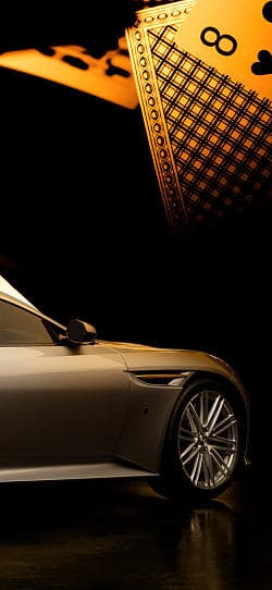 阿斯顿·马丁 DB12 Goldfinger Edition 高清手机竖屏壁纸