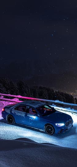 奔驰 S级 450d 4matic lang amg line manufaktur 高清手机竖屏壁纸