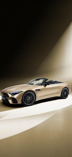 奔驰 AMG SL 63 4matic golden coast 高清手机竖屏壁纸