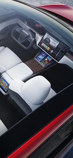 特斯拉 Model S  高清手机竖屏壁纸