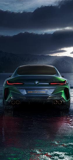 宝马 M8 gran coupe concept 高清手机竖屏壁纸