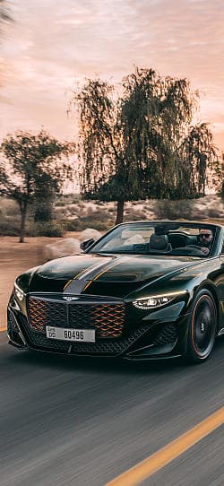 宾利 Batur Convertible 高清手机竖屏壁纸