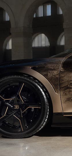 布加迪 Chiron super sport golden era 高清手机竖屏壁纸