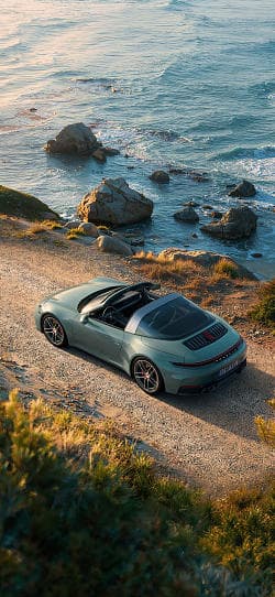 保时捷 911 Targa 4S 高清手机竖屏壁纸