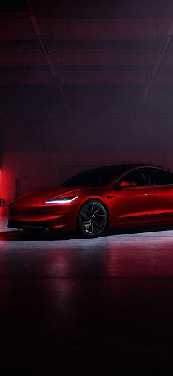 特斯拉 Model 3 performance 高清手机竖屏壁纸