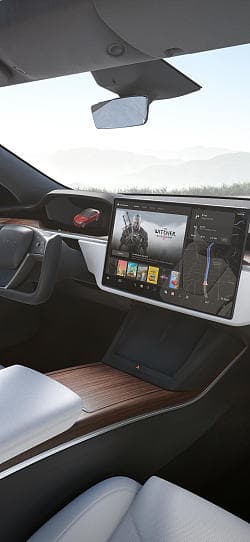 特斯拉 Model S  高清手机竖屏壁纸