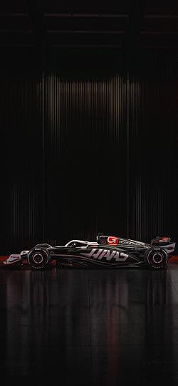 F1 哈斯 VF-24 高清手机竖屏壁纸