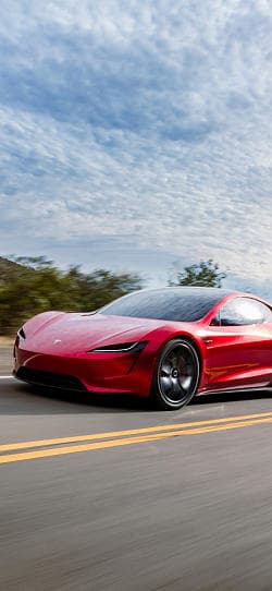 特斯拉 Roadster  高清手机竖屏壁纸