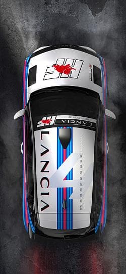 蓝旗亚 Ypsilon rally 4 hf 高清手机竖屏壁纸