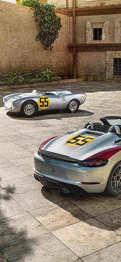 保时捷 718 Spyder RS Panamericana Special 高清手机竖屏壁纸